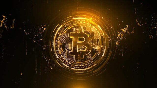 Cryptocurrency bitcoin 4k