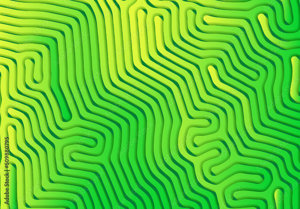 Leinwandbilder abstract background with optical illusion generative pattern and vibrant fluid psychedelic colors