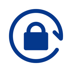 Padlock icon. lock sign. vector illustration