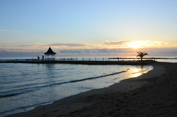 Sunset by the Ocean