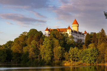 Obraz premium Konopiste castle in Central Bohemia, Czech Republic