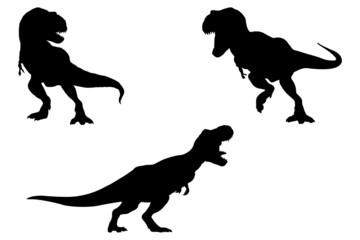 Collection of T-rex Silhouette, Tyrannosaurus Rex clipart © NumediaPhoto