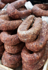 Iberian cured spicy sausage or salchichon