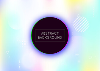 Modern Presentation. Geometric Texture. Science Dots. Magic Futu