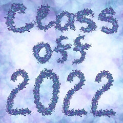 lettering with flowers,lettering with balloons,lettering with bubbles,lettering wedding,lettering birthday,lettering love,lettering,graduate 2022,lettering study completed,end of studies,background bu