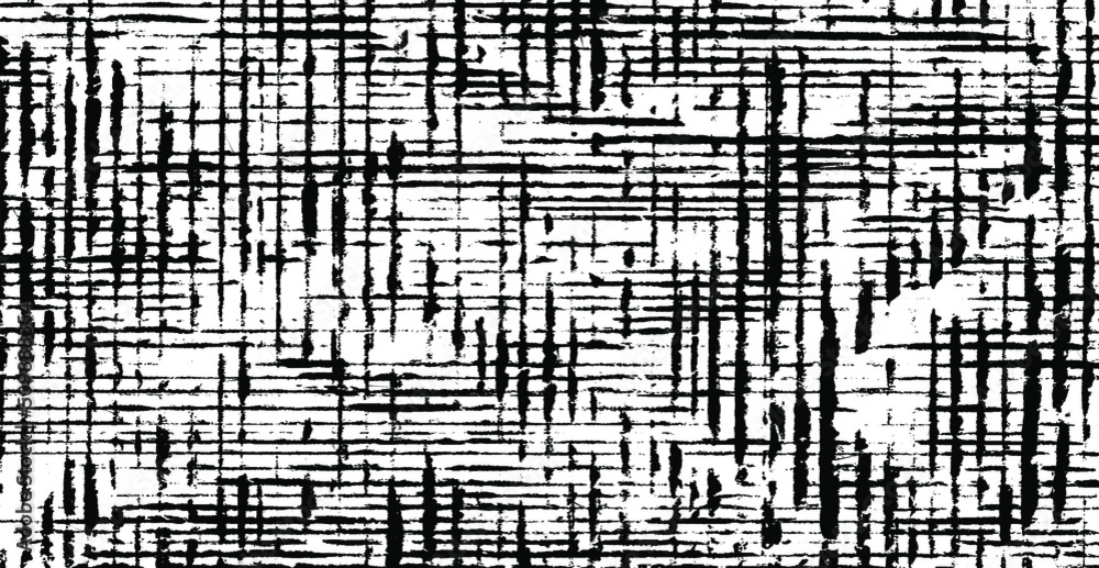 Poster Slim lines texture. Parallel and intersecting lines abstract pattern. Abstract textured effect. Black isolated on white background.Vector illustration. EPS10.