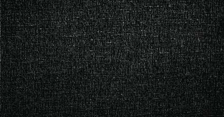 Fototapeta na wymiar Vector fabric texture. Distressed texture of weaving fabric. Grunge background. Abstract halftone vector illustration. Overlay to create interesting effect and depth. Black isolated on white. EPS10.