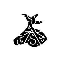 Semazen line color icon. Isolated vector element.