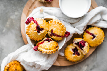 cup of tmilk and cookies
