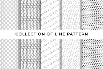 Line Abstract Collection of geometric seamless patterns simple minimal design