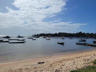 Obraz premium boats on the beach