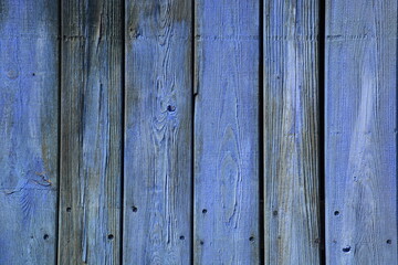 blue weathered wooden planks