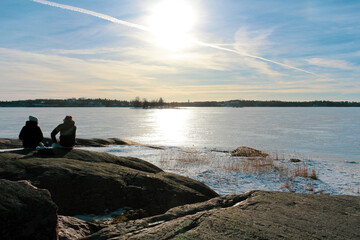 View of the sea from Seurasaari, Helsinki - 509898727