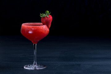 Frozen Strawberry Margarita Cocktail