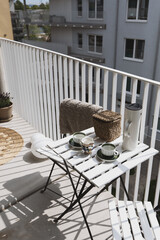 table and chairs on terrace