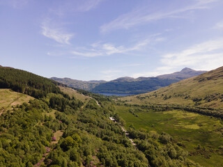 Fototapeta premium landscape with mountains