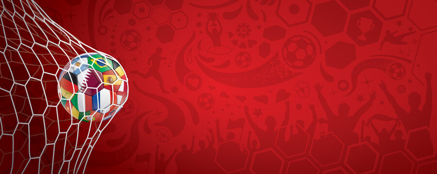 ARRIÈRE-PLAN ROUGE SPÉCIAL FOOTBALL 2022