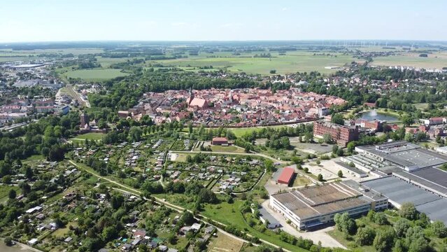 Wittstock/Dosse von oben 2
