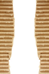 torn cardboard element frame