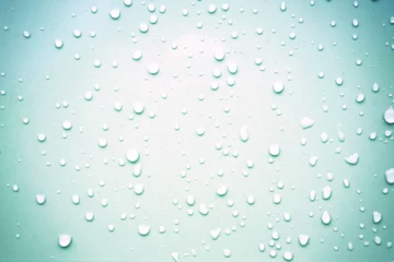 Wall murals Macro photography Water drops background