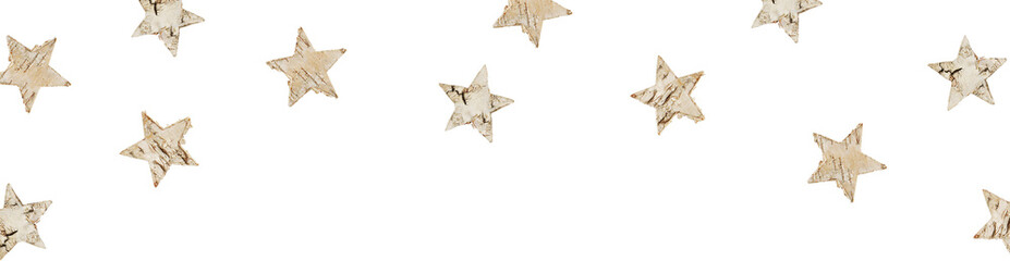 Birch Bark Stars Confetti Overlay