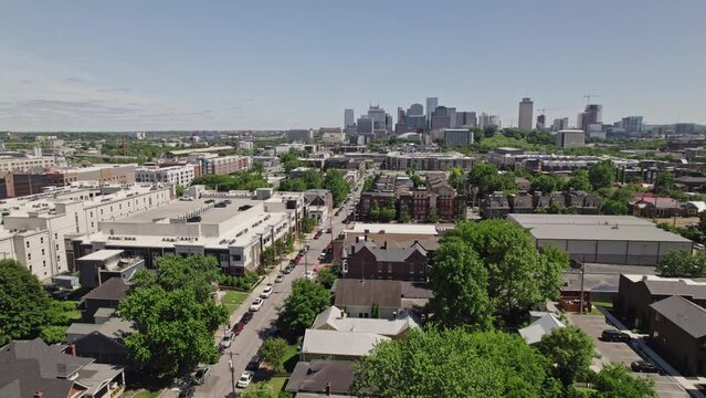 Aerial Footage of Germantown - Nashville, TN