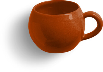 Mug Ceramic Flatlay Angled