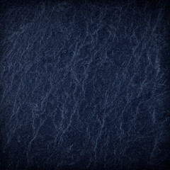 Fototapeta premium Blue texture dark slate background. Stone surface background