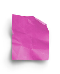 Sticky Note Small Wrinkled Pink