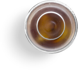 Tea Pot Glass Lid with Tea