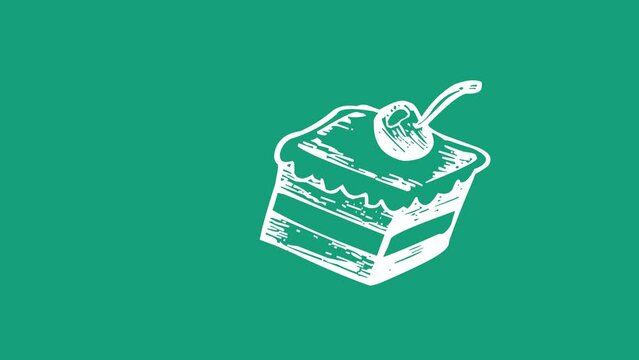 Happy Birthday Icon 4K Resolution Video