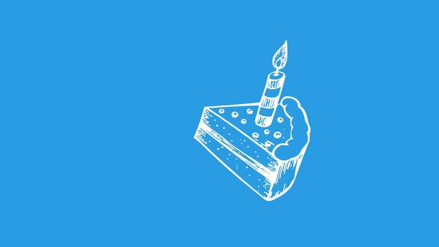 Happy Birthday Icon 4K Resolution Video