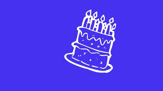 Happy Birthday Icon 4K Resolution Video
