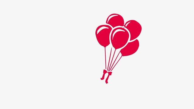 Happy Birthday Icon 4K Resolution Video