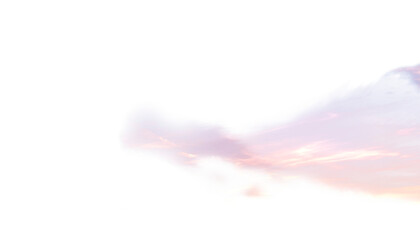 Obraz premium Sunset cloud overlay