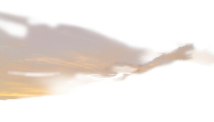 Sunset cloud overlay