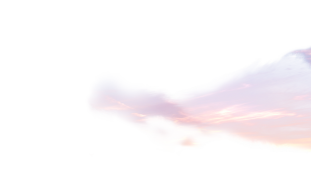 Sunset cloud overlay