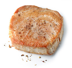 freshly roasted tuna steak