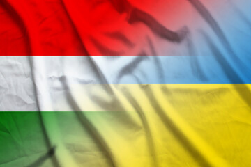 Hungary and Ukraine government flag international relations UKR HUN