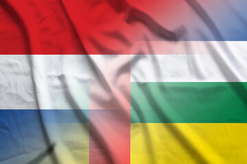 Netherlands and Central African Republic state flag transborder contract TCD NLD