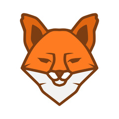 Fox design, fox logo design, fox illustration, animal heat, mascot.