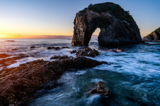 Horse Head Rock sunrise, near Bermagui on the New South Wales South Coast. 