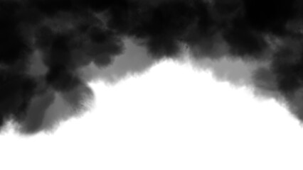 入道雲　暗雲　背景　壁紙　グレースケール