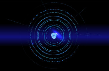 Technology background is great for data security concepts or personal privacy protection.