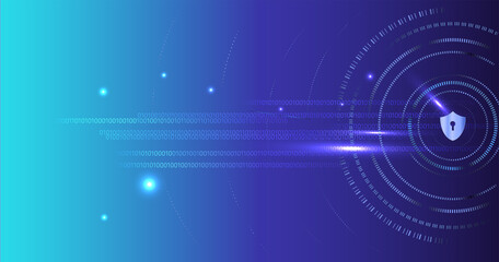 Technology background is great for data security concepts or personal privacy protection. © NanamiOu