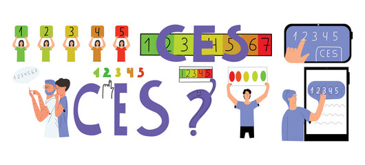 Customer Effort Score. People leave reviews online. Set of n concepts