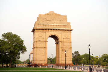 Fototapeta na wymiar India Gate at New Delhi. India Gate is a war memorial in New Delhi.