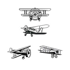 airplane vector illustration