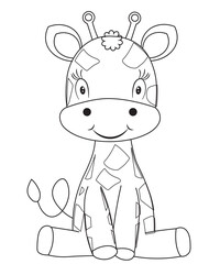 Giraffe SVG, Cute baby giraffe SVG, giraffe svg bundle, baby animals svg, cute animals svg, Zoo, Shirt, Baby Shower, birthday Kid svg
