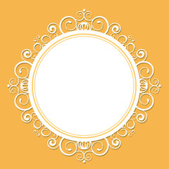 Vector frame of flowers. Vintage floral elements Isolated botanical illustration for a postcard.